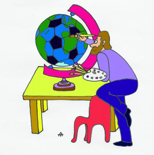 Cartoon: Football 7 (medium) by Alexei Talimonov tagged football,soccer,em,2008,european,championship