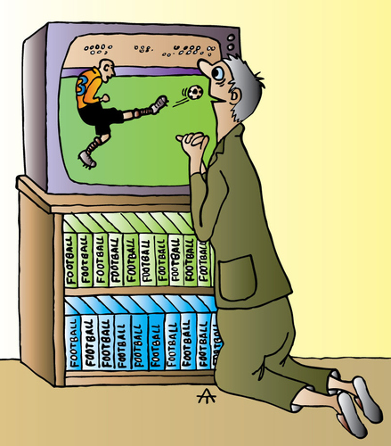 Cartoon: Football (medium) by Alexei Talimonov tagged football