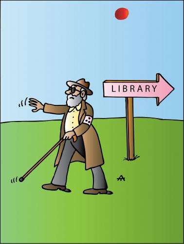 Cartoon: Library (medium) by Alexei Talimonov tagged library,books,literature