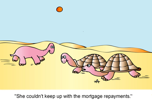 Cartoon: Mortgage (medium) by Alexei Talimonov tagged turtles,mortgage
