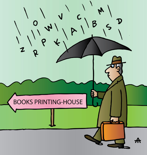 Cartoon: Printing House (medium) by Alexei Talimonov tagged printing,house