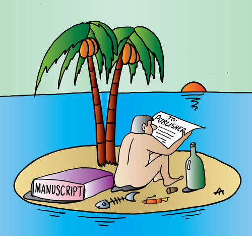 Cartoon: publisher island (medium) by Alexei Talimonov tagged publisher,books,island