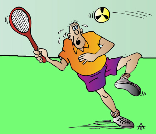 Cartoon: Tennis (medium) by Alexei Talimonov tagged tennis