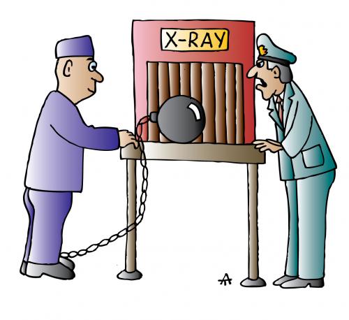 Cartoon: X-Ray (medium) by Alexei Talimonov tagged xray