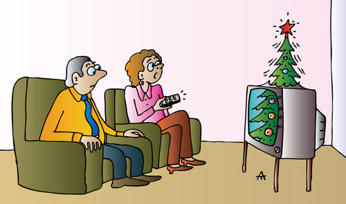 Cartoon: Xmas (medium) by Alexei Talimonov tagged xmas,christmas