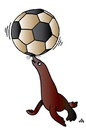 Cartoon: Ball (small) by Alexei Talimonov tagged football