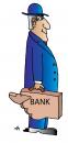 Cartoon: Bank (small) by Alexei Talimonov tagged bank,financial,crisis