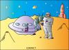 Cartoon: contact (small) by Alexei Talimonov tagged contact,wine,universe,extraterrestrians,ufo