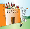 Cartoon: Europe (small) by Alexei Talimonov tagged europe,terrorism
