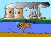 Cartoon: Fish (small) by Alexei Talimonov tagged fish,nuclear,energy