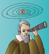 Cartoon: Galileo (small) by Alexei Talimonov tagged galileo