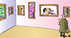 Cartoon: gallery (small) by Alexei Talimonov tagged gallery,museum,art,artist,painting