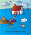 Cartoon: Insurance (small) by Alexei Talimonov tagged insurance