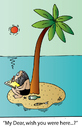 Cartoon: My Dear (small) by Alexei Talimonov tagged island