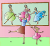 Cartoon: Old Ballerina (small) by Alexei Talimonov tagged ballerina