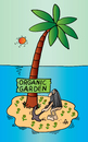 Cartoon: Organic Gardening (small) by Alexei Talimonov tagged organic gardening island