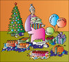 Cartoon: Organic Xmas Gifts (small) by Alexei Talimonov tagged xmas,christmas,organic,gifts