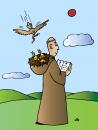 Cartoon: Religion (small) by Alexei Talimonov tagged religion faith monk