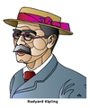 Cartoon: Rudyard Kipling (small) by Alexei Talimonov tagged kipling