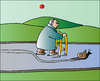 Cartoon: Snail and Old Man (small) by Alexei Talimonov tagged snail