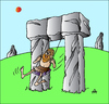 Cartoon: Stone Swing (small) by Alexei Talimonov tagged stone,swing