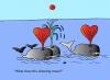Cartoon: Whales (small) by Alexei Talimonov tagged whales,ocean