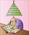 Cartoon: Xmas (small) by Alexei Talimonov tagged xmas,christmas,books
