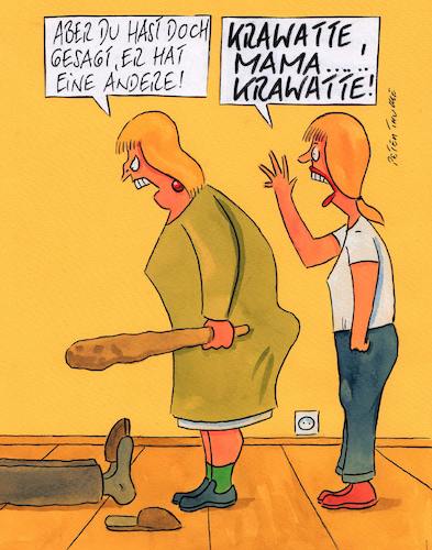 Cartoon: andere (medium) by Peter Thulke tagged ehe,eifersucht,ehe,eifersucht