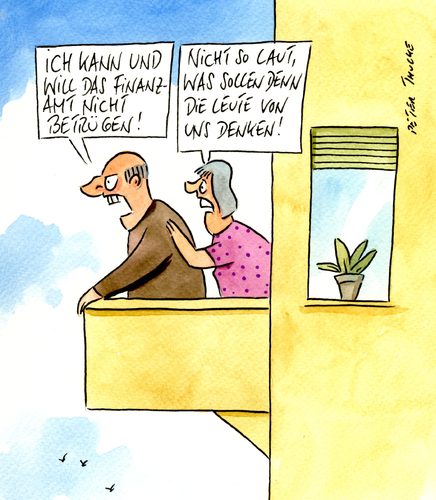 Cartoon: finanzamt (medium) by Peter Thulke tagged finanzamt,steuern,finanzamt,steuern