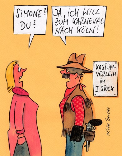 Cartoon: karneval (medium) by Peter Thulke tagged köln,karneval,köln,karneval