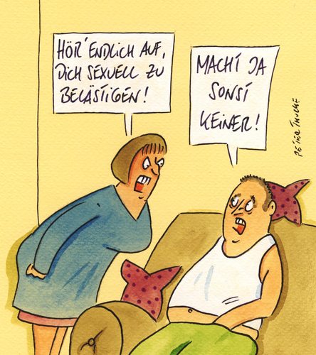 Cartoon: keiner (medium) by Peter Thulke tagged sexualität,ehe,sexualität,ehe