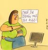Cartoon: chef (small) by Peter Thulke tagged chef,büro,arbeit