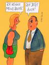 Cartoon: rechte (small) by Peter Thulke tagged ehe,boxen,rechte