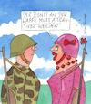 Cartoon: waffe (small) by Peter Thulke tagged bundeswehr,armee,soldat