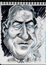 Cartoon: Robert De Niro (small) by Cartoons and Illustrations by Jim McDermott tagged movies actor action caricatures