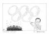 Cartoon: Chinese Soap Opera (small) by Gabor Benedek tagged china,olympia,olympics,