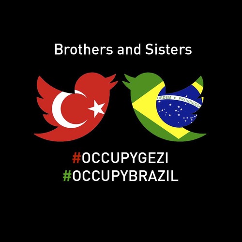 Cartoon: Brothers and Sisters (medium) by Political Comics tagged occupygezi,occupybrazil