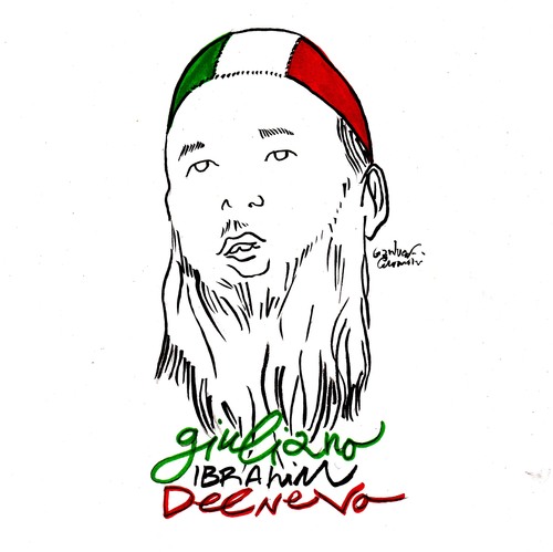 Cartoon: Giuliano Ibrahim Delnevo (medium) by Political Comics tagged giuliano,ibrahim,delnevo,syria,italy