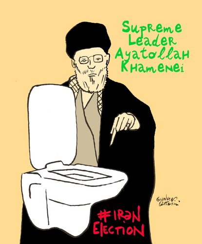 Cartoon: IRAN election 04 (medium) by Political Comics tagged iran,election,2013