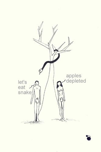 Cartoon: Adam and Eve (medium) by adimizi tagged cizgi