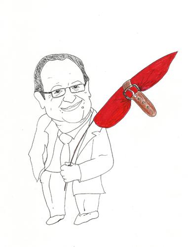 Cartoon: Hollande (medium) by adimizi tagged politics