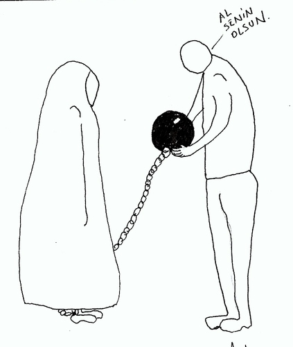 Cartoon: Women presents given to (medium) by adimizi tagged cizgi