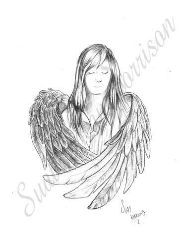 Cartoon: angel (medium) by Suat Serkan Celmeli tagged angel