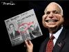 Cartoon: McCains Big Smile (small) by CARTOONISTX tagged usa,presidential,election,hillary,clinton,barack,obama