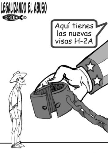 Cartoon: Legalizando el abuso (medium) by Empapelador tagged inmigracion,eu