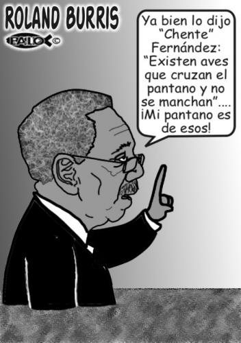 Cartoon: Roland Burris (medium) by Empapelador tagged usa,obama