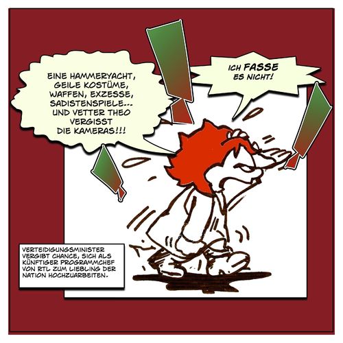 Cartoon: Gorch Fock (medium) by Queenie tagged gorch,fock,skandal,bundeswehr,guttenberg