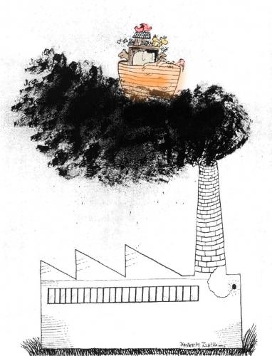 Cartoon: Arch (medium) by ZLATKO KRSTEVSKI tagged arch,smog,eco,