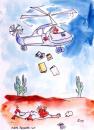 Cartoon: Fly (small) by ZLATKO KRSTEVSKI tagged fly,heli,desert,