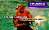 Cartoon: TRUMBO - terminator of democracy (small) by Alf Miron tagged donald,trump,trumbo,usa,president,election,rambo,republicans,republican,party,candidate,2016,america